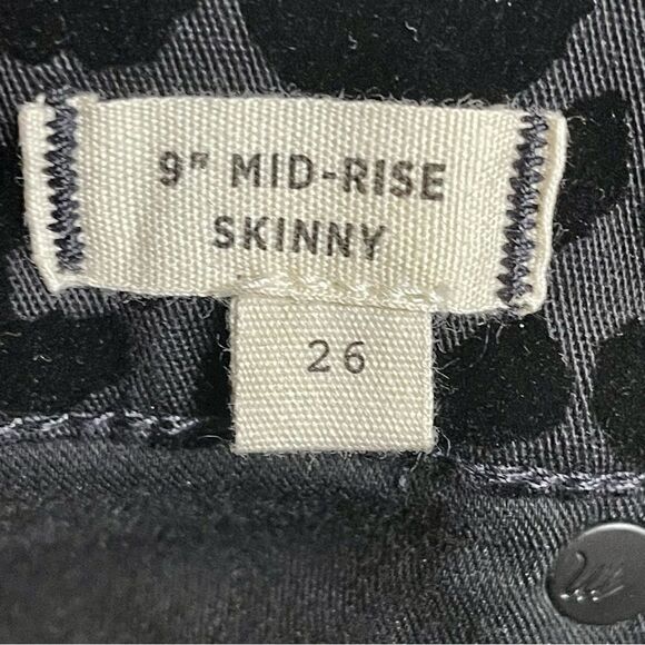 NWT Madewell Flocked Leopard Skinny Jeans U1D122 - Picture 10 of 11